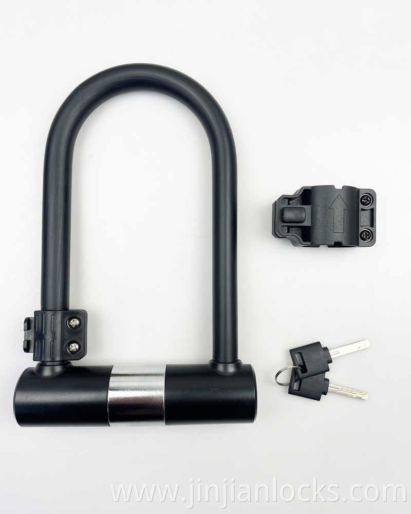 18mm Heavy Duty Bike U Shackle Lock with Sturdy Mounting Bracket Anti Theft motorcycle Secure Locks for bicycle motorbike